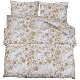 Furnova Posteljnina bela in rjava 200x220 cm bombaž, (21912198) | Shoptok.si
