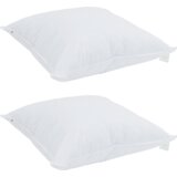 vidaXL Jastuk 2 pcs Bijela 40 x 40 cm 130gsm 100% pamuk Cijene