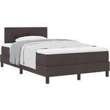  Postelja z vzmetnico z vzmetnico Temno rjava 120 x 200 cm blago, (5000128348) | Shoptok.si