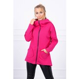 Kesi Insulated sweatshirt with a longer back and fuchsia pockets Cijene