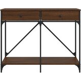  Konzolni stol boja smeđeg hrasta 100x39x78,5 cm | Eponuda.ba