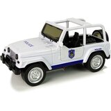  Terenski policijski auto za igru 17 cm - bijeli | Shoptok.si