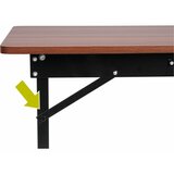Extol Sklopivi radni sto 100x60 cm braon/crna | Eponuda.com