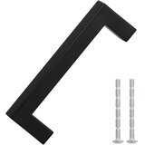  Ručke za ormarić 10 kom crne 96 mm od nehrđajućeg čelika | shoptok.hr
