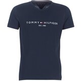Tommy Hilfiger Majice s kratkimi rokavi TOMMY FLAG HILFIGER TEE Modra | Shoptok.si
