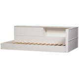 WOOOD Bela postelja iz masivnega bora brez letvenega dna 90x200 cm Carter – | Shoptok.si