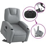  Naslonjač na podizanje od tkanine svjetlosivi | shoptok.hr