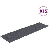 The Living Store Samolepilne preproge za stopnice 15 kosov 76x20 cm svetlo sive - Preproga Za Stopnice, (21487523) | Shoptok.si