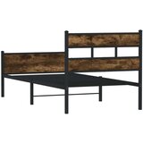  Okvir kreveta bez madraca dimljena boja hrasta 90x190 cm drveni | shoptok.hr