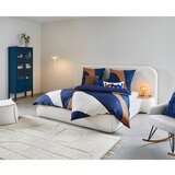MID.YOU OBLAZINJENA POSTELJA 140 cm x 200 cm , tekstil, leseni material bela | Shoptok.si