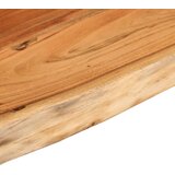  Zidna polica 120x30x2,5 cm pravokutna bagremovo drvo živi rub | Eponuda.com
