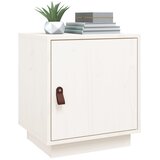  Noćni ormarić bijeli 40 x 34 x 45 cm od masivne borovine | Eponuda.com