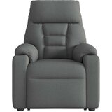 vidaXL Naslonjač na podizanje od tkanine tamnosivi | shoptok.hr