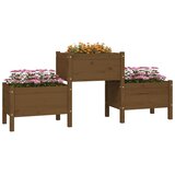  Sadilica smeđa boja meda 178,5 x 44 x 75 cm od masivne borovine | shoptok.hr