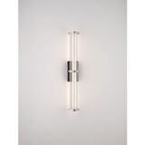 Nova Luce Mat crna/u mat srebrnoj boji metalna LED zidna lampa s mogućnosti zatamnjivanja Pheme – | shoptok.hr