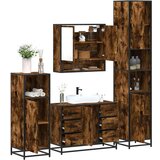 vidaXL 4-dijelni set kupaonskog namještaja boja hrasta drveni | shoptok.hr