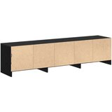 TV omarica Črna Orehovina 165 x 34 x 40 cm Konstruiran les, (5000137132) | Shoptok.si