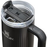 Stanley Quencher H2.O FlowState™ Fluted Tumbler tumbler od nehrđajućeg čelika sa slamkom srednji Black PVD 890 ml | shoptok.hr