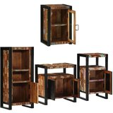 vidaXL Set namještaja za kupaonicu Zidne 4 pcs Čvrsto reciklirano drvo | shoptok.hr