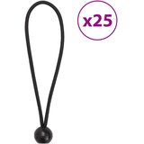 vidaXL Bungee elastične vrvi z žogico 25 kosov 21 x 0,5 cm Cene