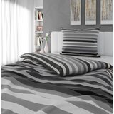 Novel posteljnina 140/200 cm saten antracit | Shoptok.si