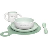 Suavinex Hygge Toddler Feeding Set jedilni set za otroke 6 m+ Green 5 kos Cene