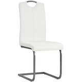 Furnova Nihajni jedilni stoli 6 kosov belo umetno usnje, (21929489) | Shoptok.si