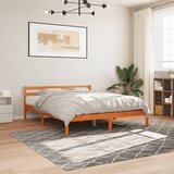 Maison Chic Posteljni okvir - Dvoposteljna postelja - Zakonska postelja brez vzmetnice vošč. rjav 180x200 cm borovina-J4549, (21769768) | Shoptok.si