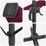  Suncobran S LED lampica Bordeaux Crvena 286 x 284 x 270 cm | shoptok.hr