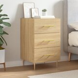 vidaXL Nočna omarica sonoma hrast 40x40x66 cm inženirski les | Shoptok.si