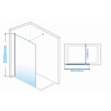  FONTE PARAVAN WALK IN 195x80/8mm | Eponuda.com