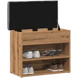 vidaXL Klupa za cipele obrtnički hrast 62x32x50 cm izrađeno drvo | shoptok.hr