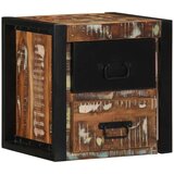 vidaXL Noćni ormarić Višebojni 40x35x40 cm Obrađeno puno drvo | shoptok.hr