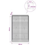  Gabion s žicom debljine 3,5 mm i mrežom 5x5 cm 100x30x150 cm | shoptok.hr