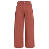 Vila Jeans straight Emma 7/8 Jeans - Sable Oranžna Cene