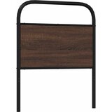  Zamjensko uzglavlje smeđa boja hrasta 75 cm čelik i konstruirano drvo | shoptok.hr