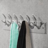 vidaXL Obešalnik za plašče 2 kosa srebrn aluminij, (21050300) Cene