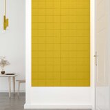  Zidna uzglavlja 12 pcs Žuta 60 x 30 cm Baršun | shoptok.hr