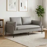 za dvije osobe 2-sjedalo Svjetlosiva 188 x 81 x 89 cm