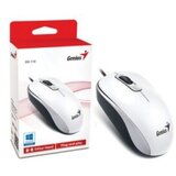 Genius miš DX-110 USB bijeli 1.000 DPI, USB veza, 3 tipke, 1.5 m kabal | Eponuda.ba