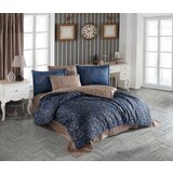 Aberto Design komplet posteljina Gris v2, 200x220 cm, Zlatna-Tamnoplava Cene