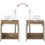  Set namještaja za kupaonicu 5 kom. Hrast artisan | shoptok.hr