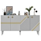 Hanah home iris - white, gold whitegold console | ePonuda.com