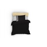 Lessentiel Maison ranforce posteljina (135 x 200) plain black grey Cene