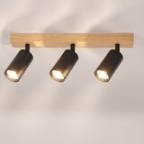  Brilagi - Spot svetiljka SELE 3xGU10/30W/230V crna/dekor hrasta | Eponuda.com