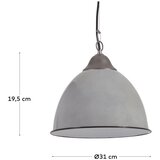 Kave Home Siva zidna lampa ø 31 cm Neus – | shoptok.hr