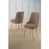 Hanah home Newa set stolica, 46x94x46 cm, 6 dijelova, zlatno-smeđa boja | Eponuda.ba