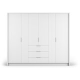 Cosmopolitan Design Bijeli ormar 255x217 cm Wells - Cijene