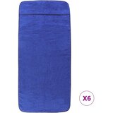 Ručnici za plažu 6 kom plavi 60 x 135 cm od tkanine 400 GSM | Eponuda.com