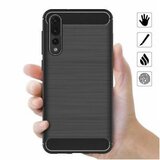 Nillkin silikonski ovitek za huawei P30 - mat carbon črn | Shoptok.si